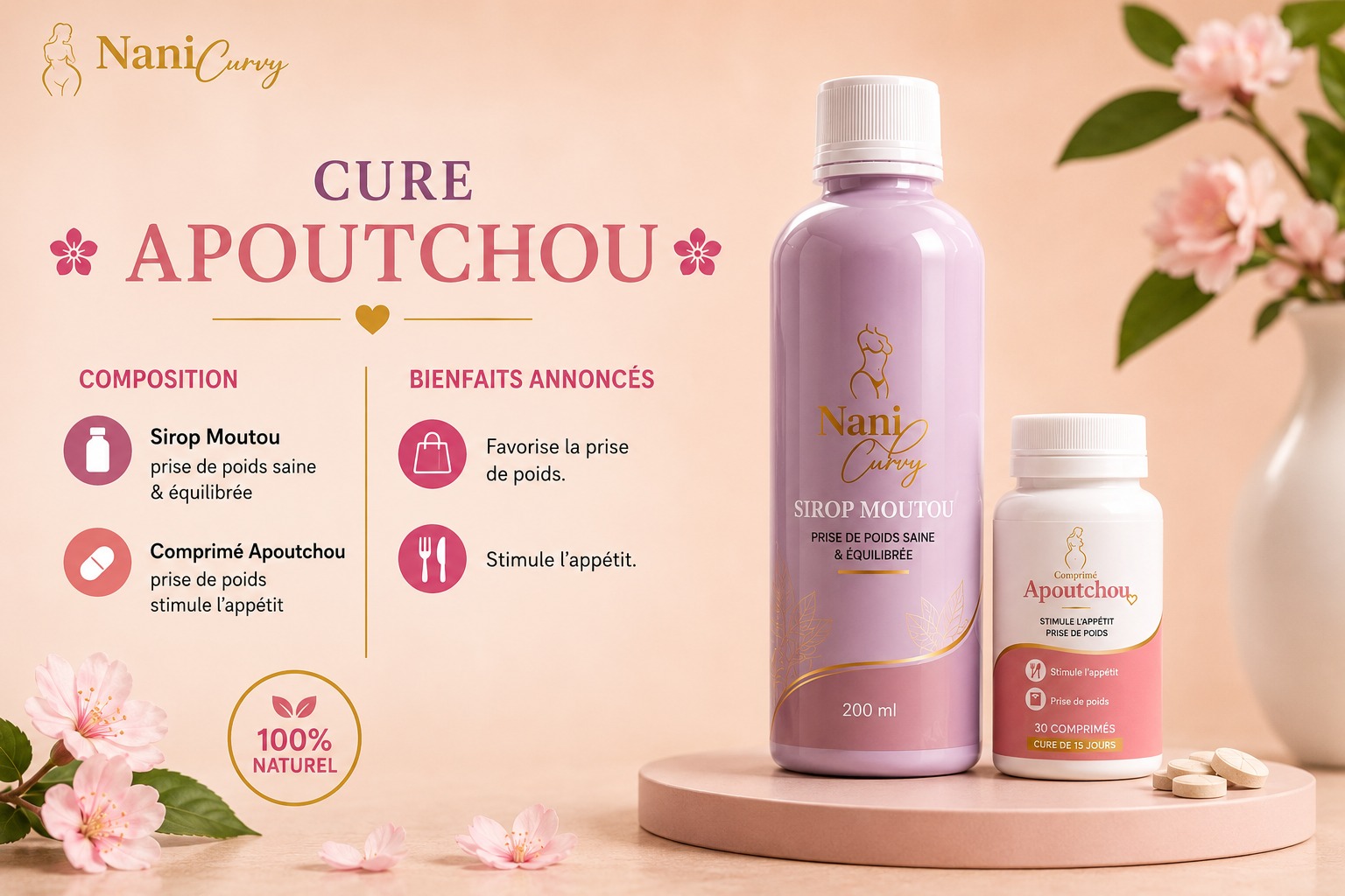 CURE APOUTCHOU – Programme prise de poids & stimulation de l’appétit — 2